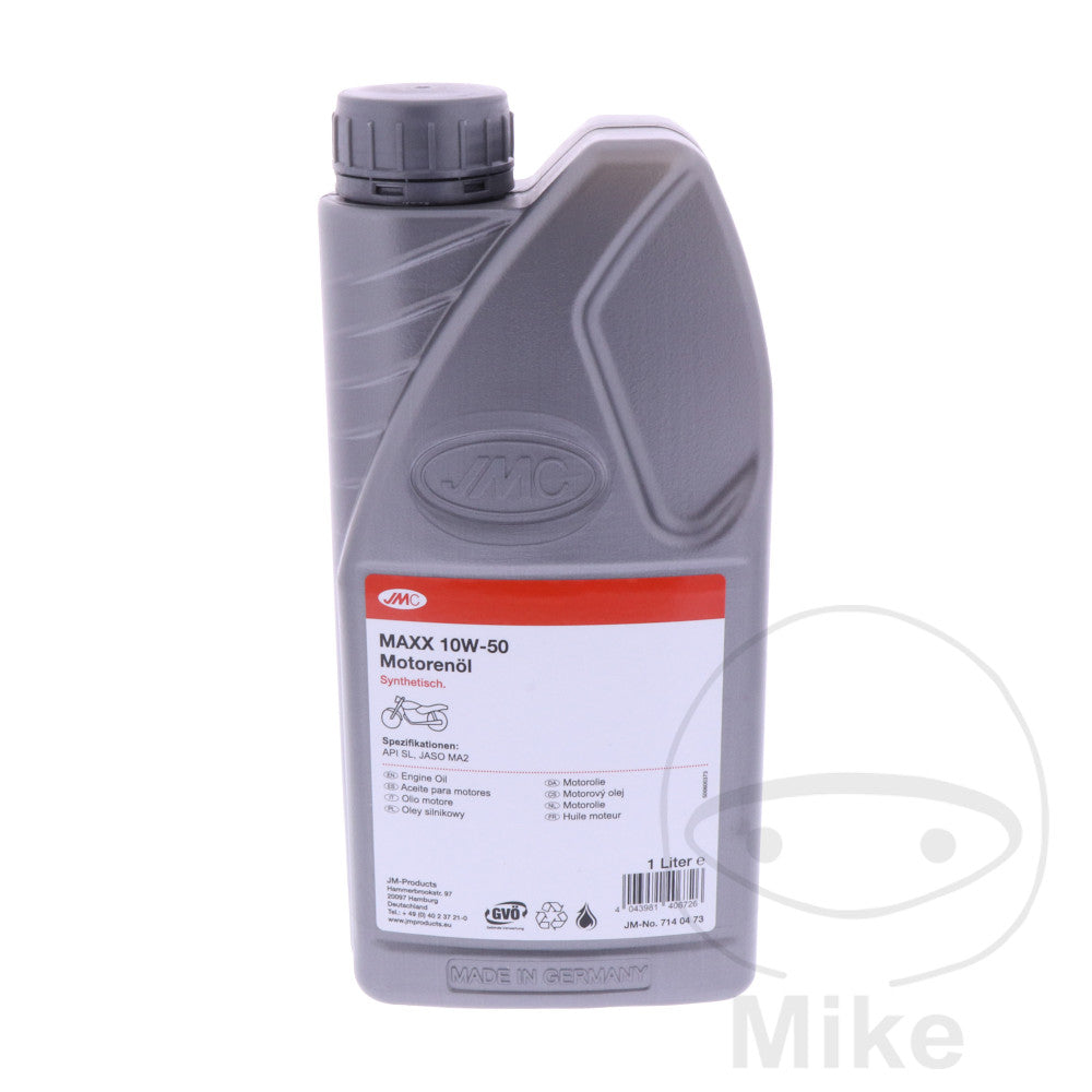 Huile moteur JMC Maxx 10W50 4T synthétique 1 L