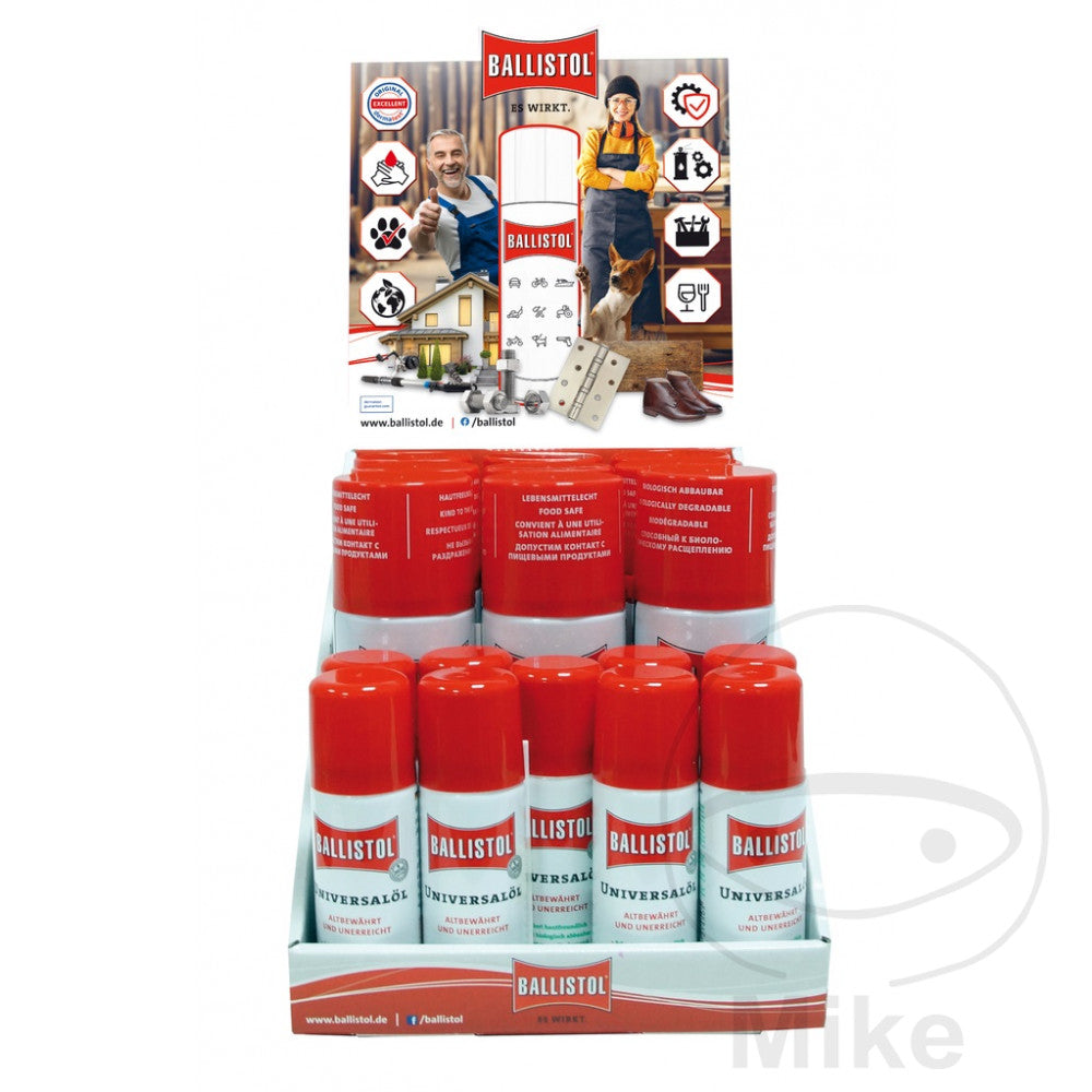 Universaloel-displ 9X50ML + 9X200ML Ballistol