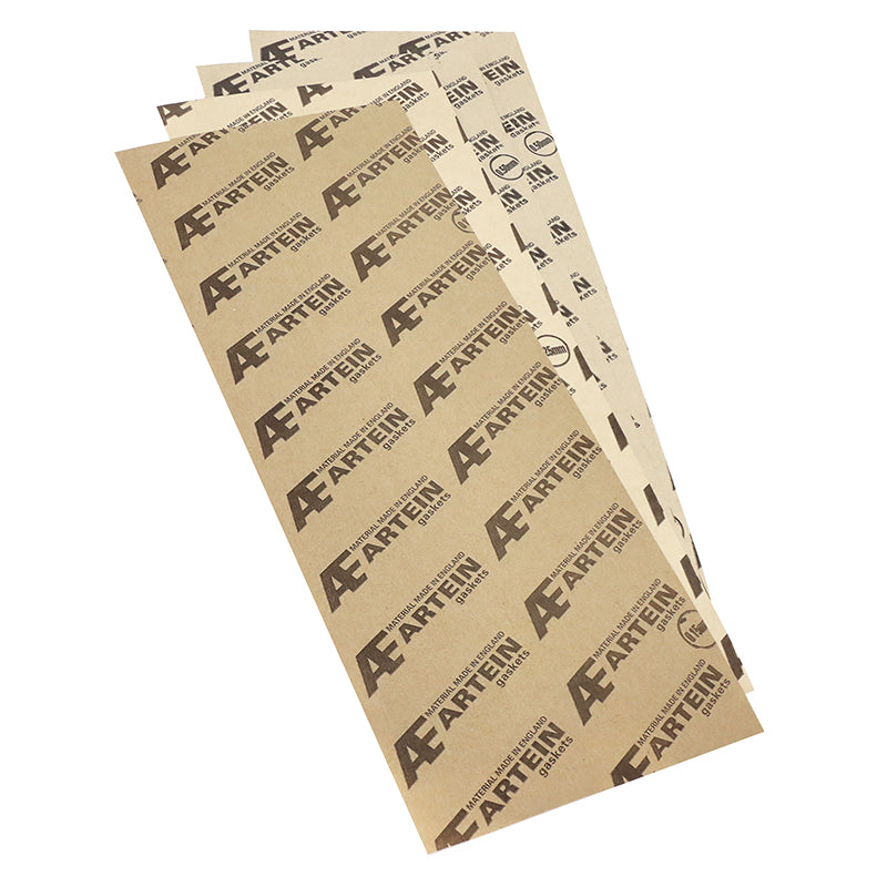Joint feuille papier huile Artein 195x475 mm 4 feuilles épaisseur 1x0,15 + 1x0,25 + 2x0,50 mm