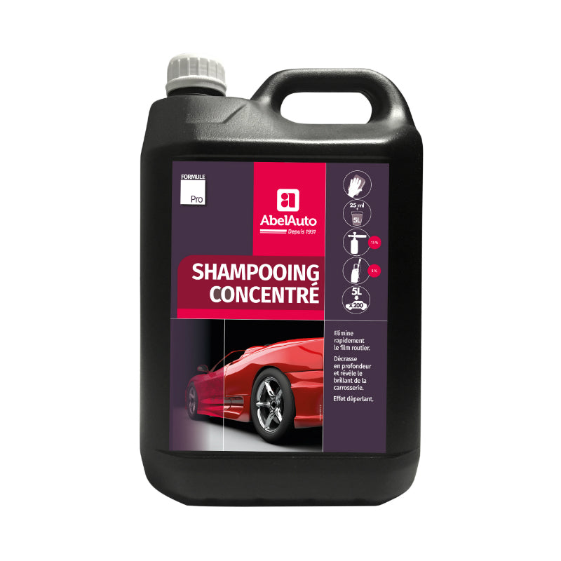 Nettoyant shampoing concentré carrosserie Abel Auto 5L
