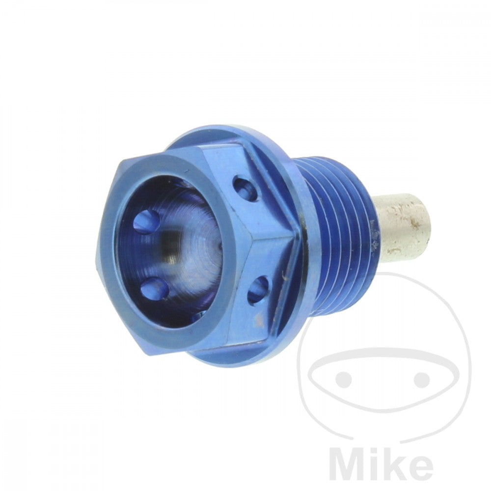 Bouchon de Vidange d'huile Magnétique JM M14X1.25 mm 12 mm Titan Bleu