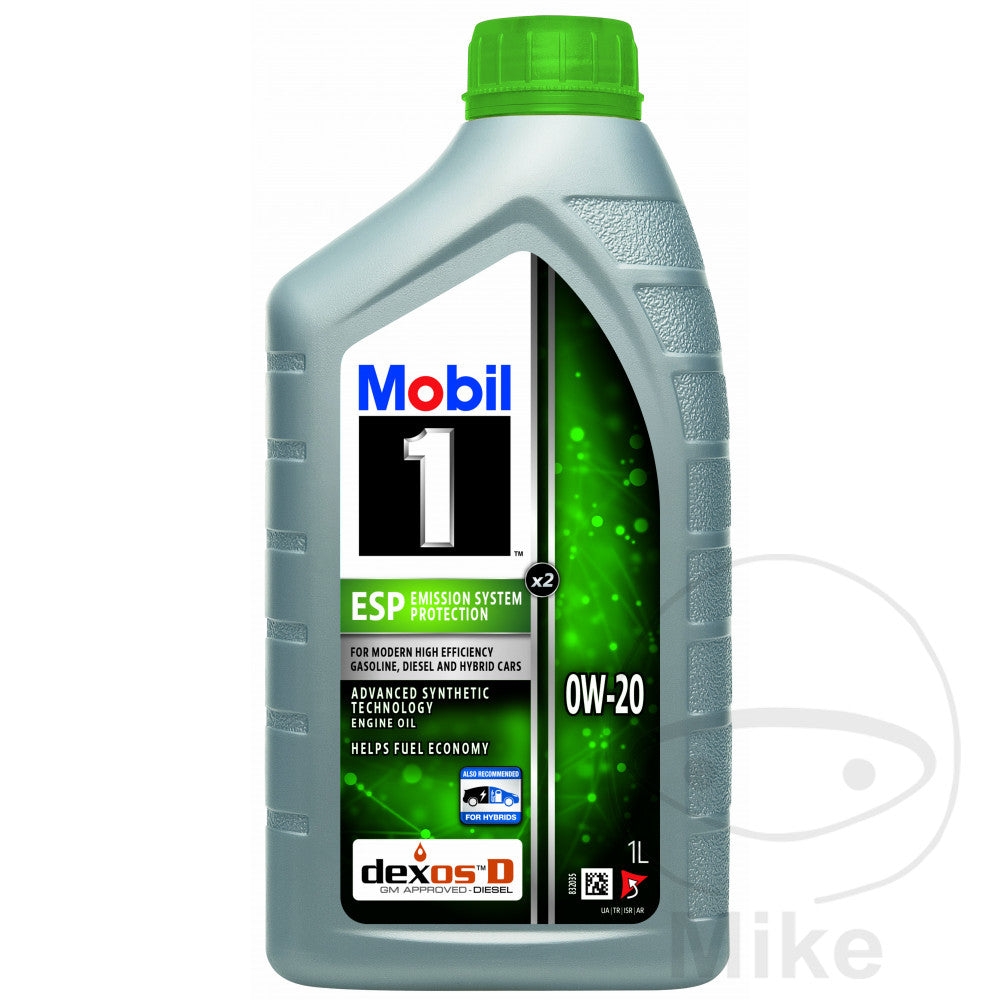 Huile moteur Mobil 0W20 ESP 1L