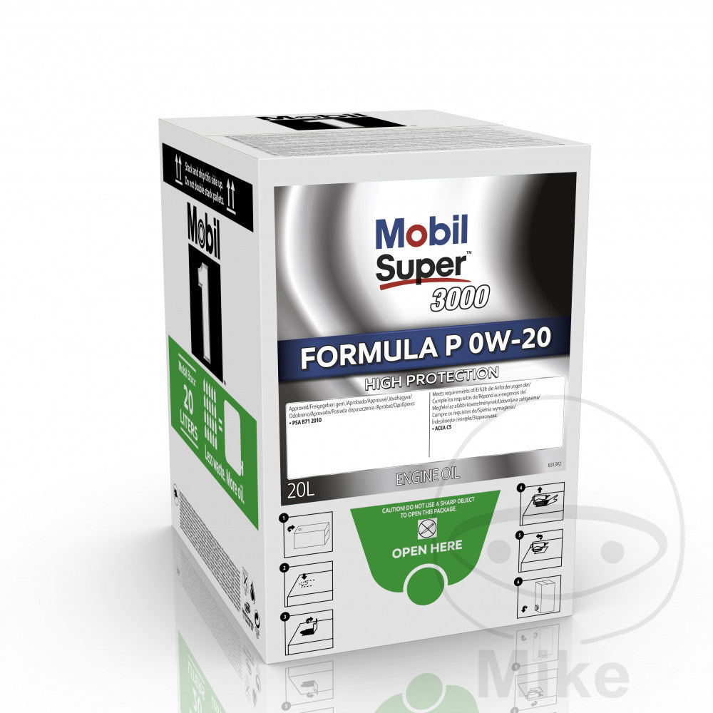 Huile moteur Mobil 0W20 SUP 3000 20L