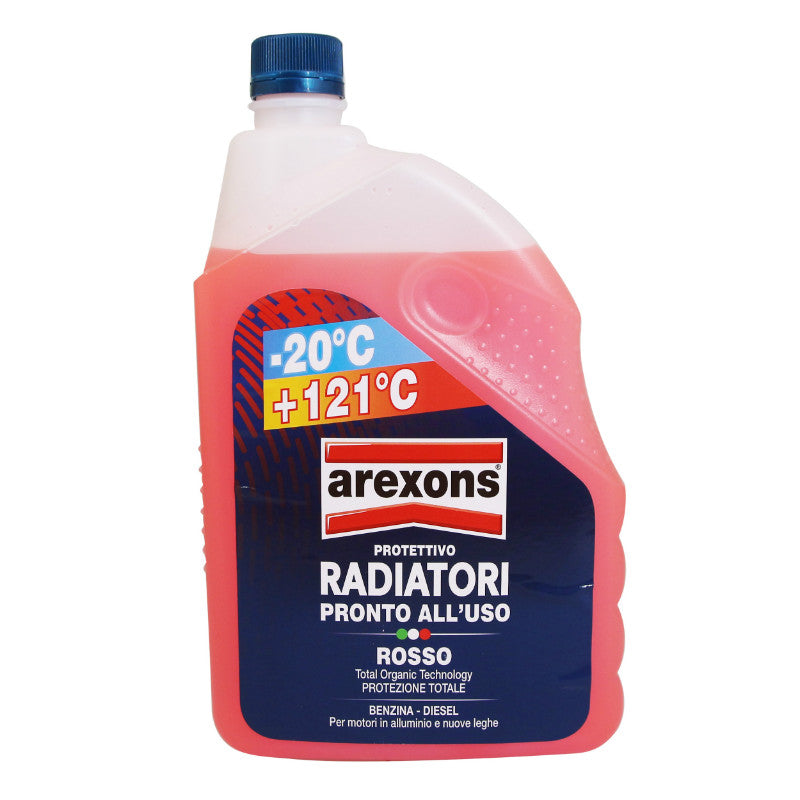 Liquide de refroidissement Arexons universel -20°C +121°C rouge 2L