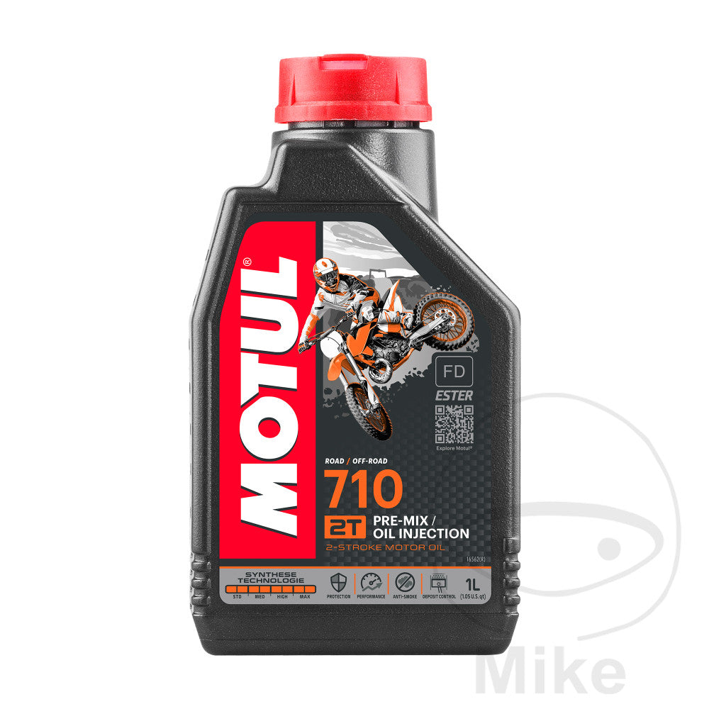 Huile Moteur 2 temps Motul 710 Synthétique 1 L