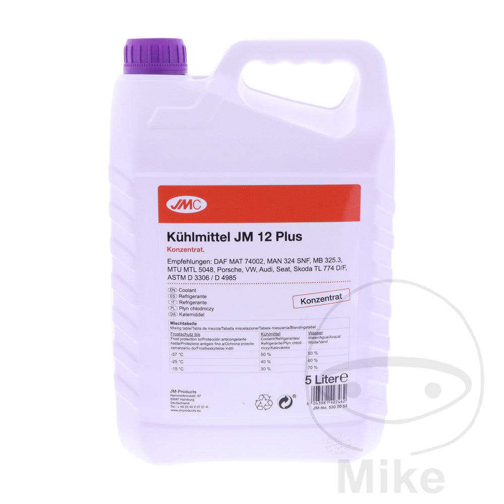 Liquide de refroidissement JM 12+ 5 L avec antigel JMC