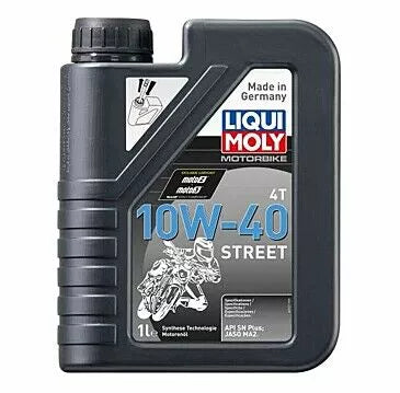 Huile moteur 4 temps Liqui Moly Moto Street 4T 10W40 synthétique 1 l