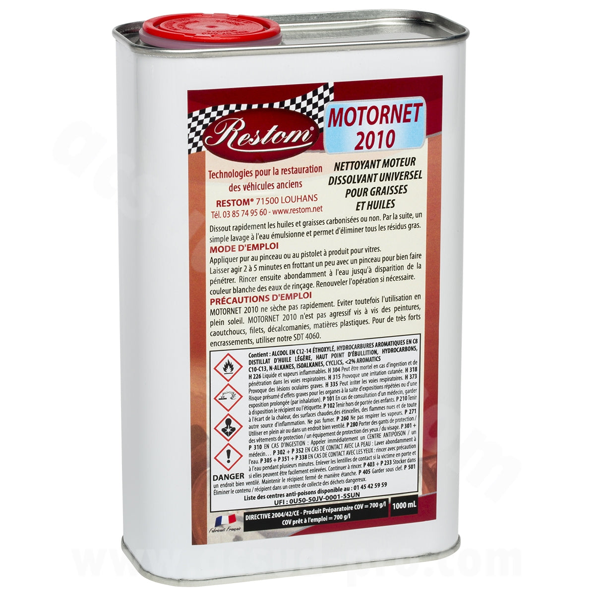 Restom Motornet 2010 dégraissant 1000 ml