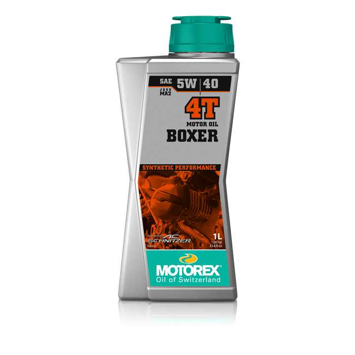 Huile moteur Boxer 4T 5W/40 Motorex