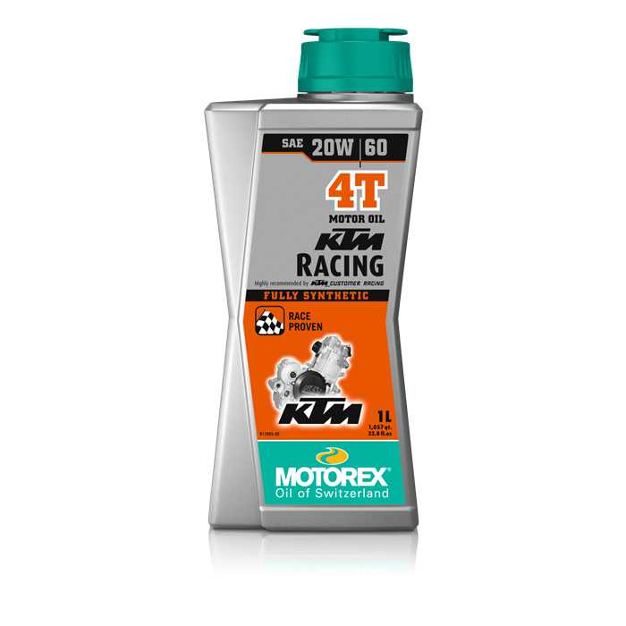 Huile moteur MOTOREX KTM Racing 4T 20W/60