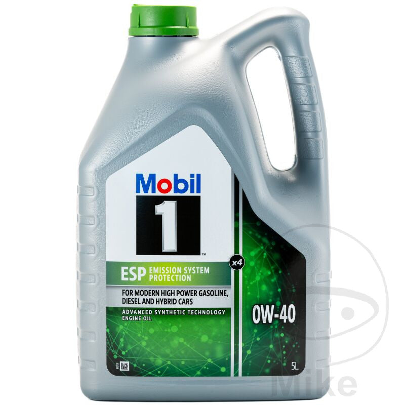 Mobil Huile moteur 0W40 ESP X4 5L