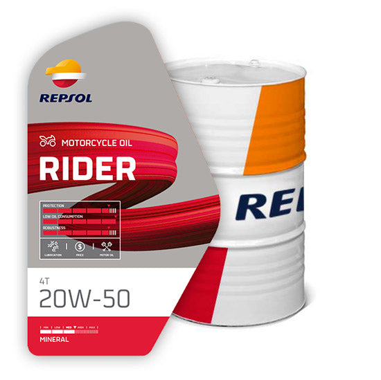 Huile moteur Repsol 208 L Rider 4T 20W-50