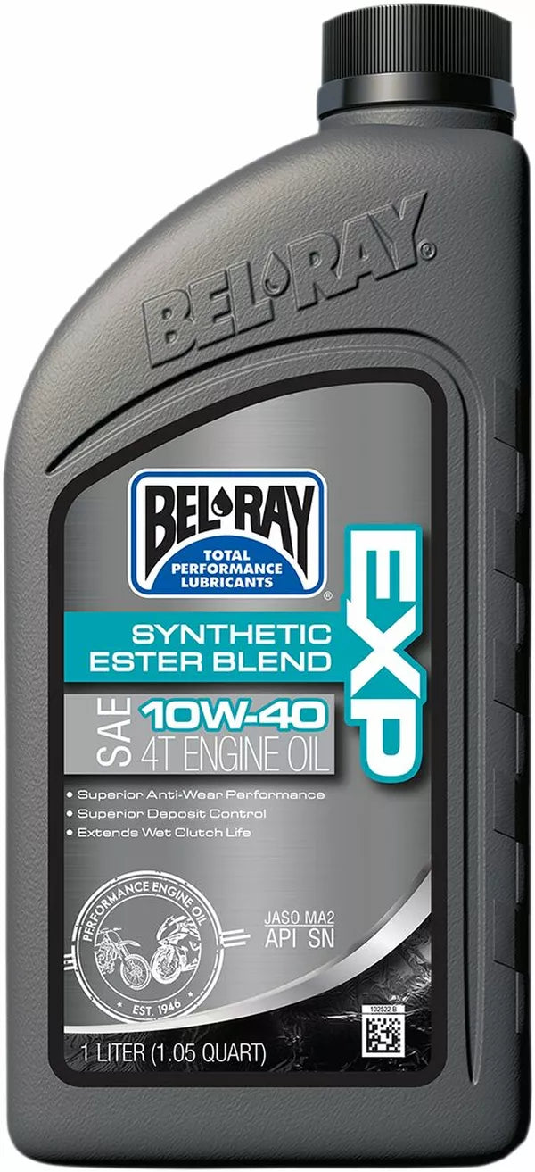 Huile moteur 4T EXP multigrade avec ester synthétique BEL-RAY