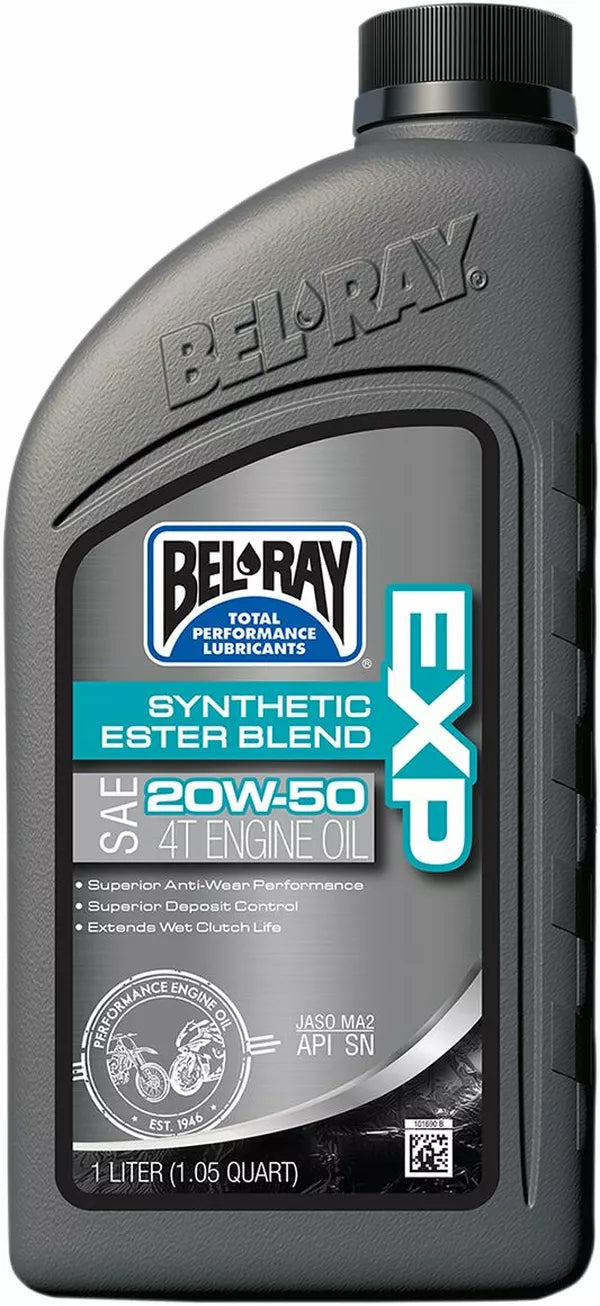 Huile moteur 4T EXP multigrade avec ester synthétique BEL-RAY