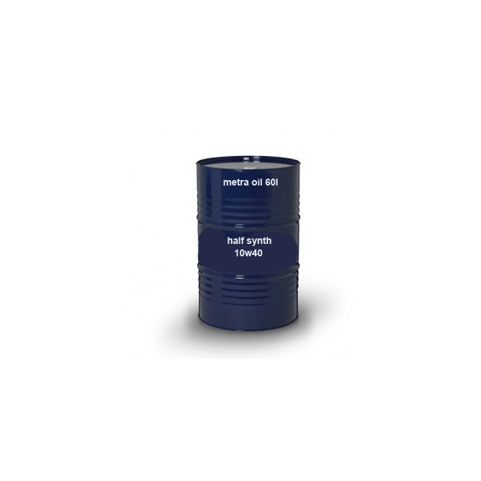 Huile moteur 10W40 demi-synthèse - Baril de 60 litres