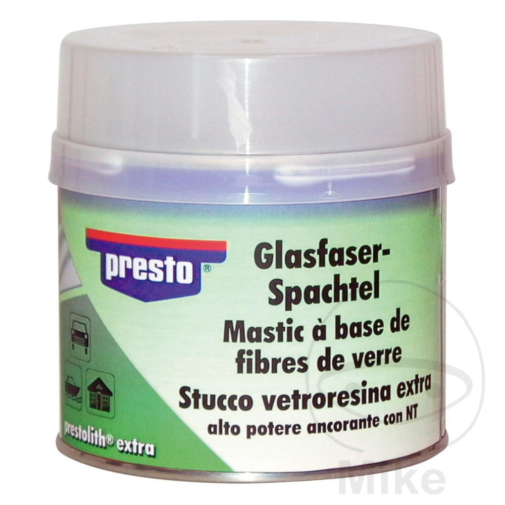 Mastic à fibre de verre 2K 1000g gris avec durcisseur Presto