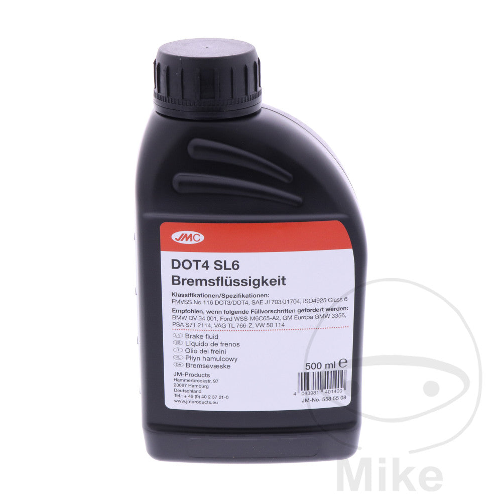 Liquide de frein DOT4 SL6 0.5L JMC