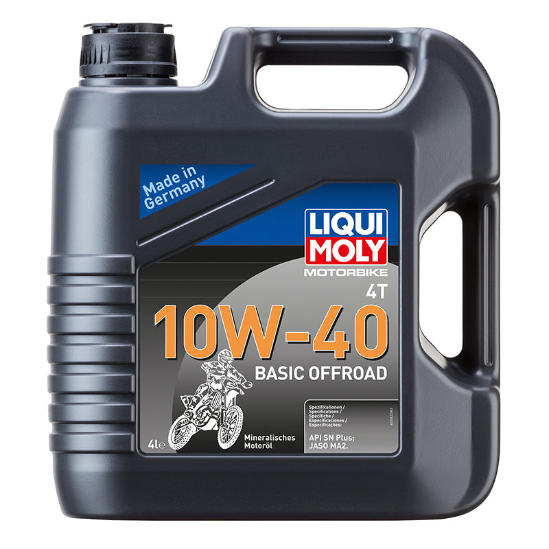 Huile moteur 4 temps Liqui Moly Basic Offroad 10W40 minerale 4 l