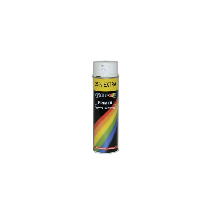 Bombe de peinture Motip amorce aérosol 500 ml blanc 04056