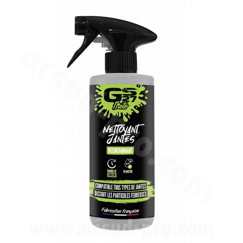 Nettoyant jantes décontaminant GS27 moto sans acides 500 ml