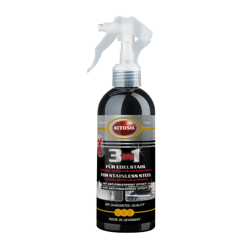 Nettoyant Autosol 3 en 1 surfaces métalliques brossées et aluminium anodisé 250 ml