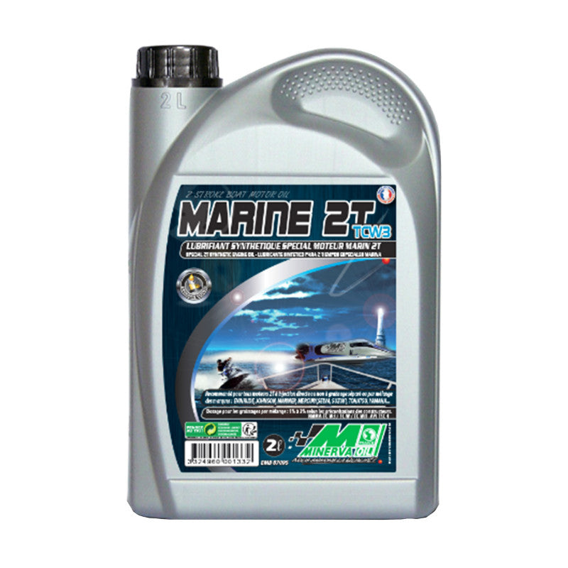 Huile moteur 2 temps Minerva Marine TCW3 2L