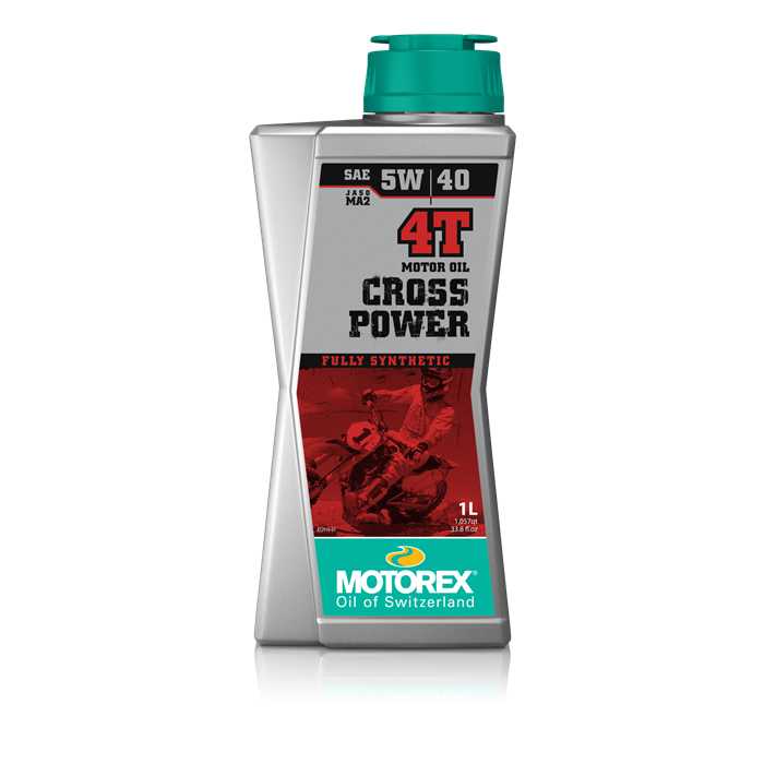 Huile moteur Motorex Cross Power 4T 5W/40