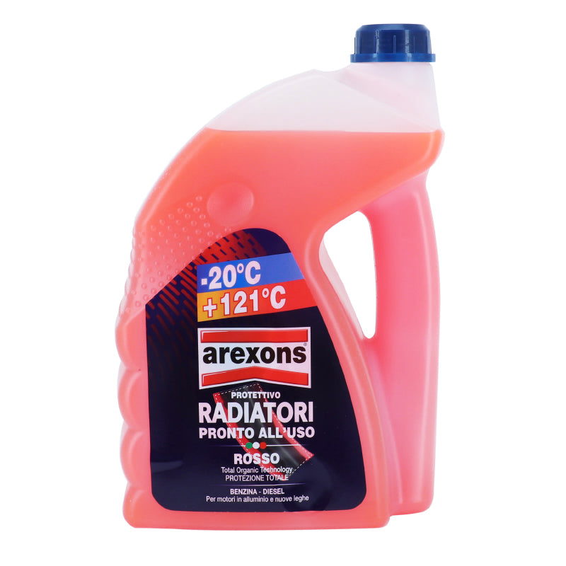 Liquide de refroidissement Arexons universel -20°C +121°C rouge 4,5 L