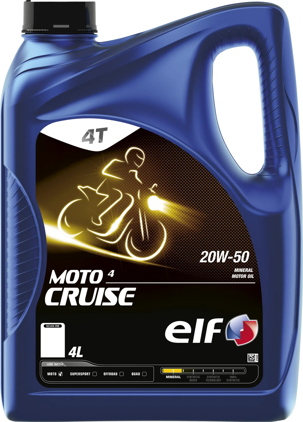 Huile moteur ELF Moto 4 Cruise 20W-50