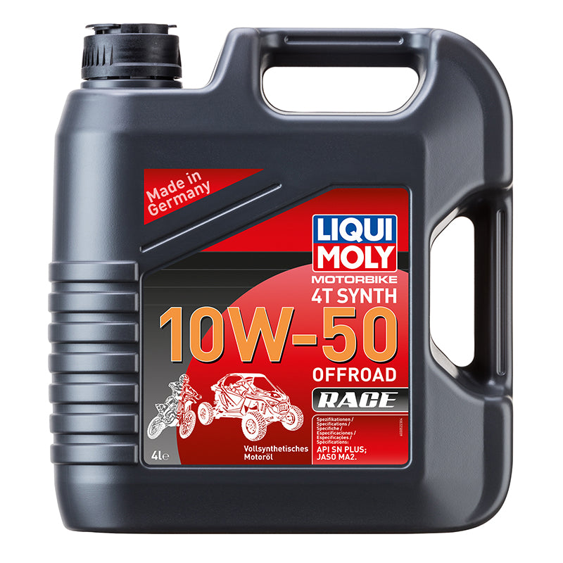 Huile moteur 4 temps Liqui Moly Offroad Race 4T 10W50 100% synthèse 4 L