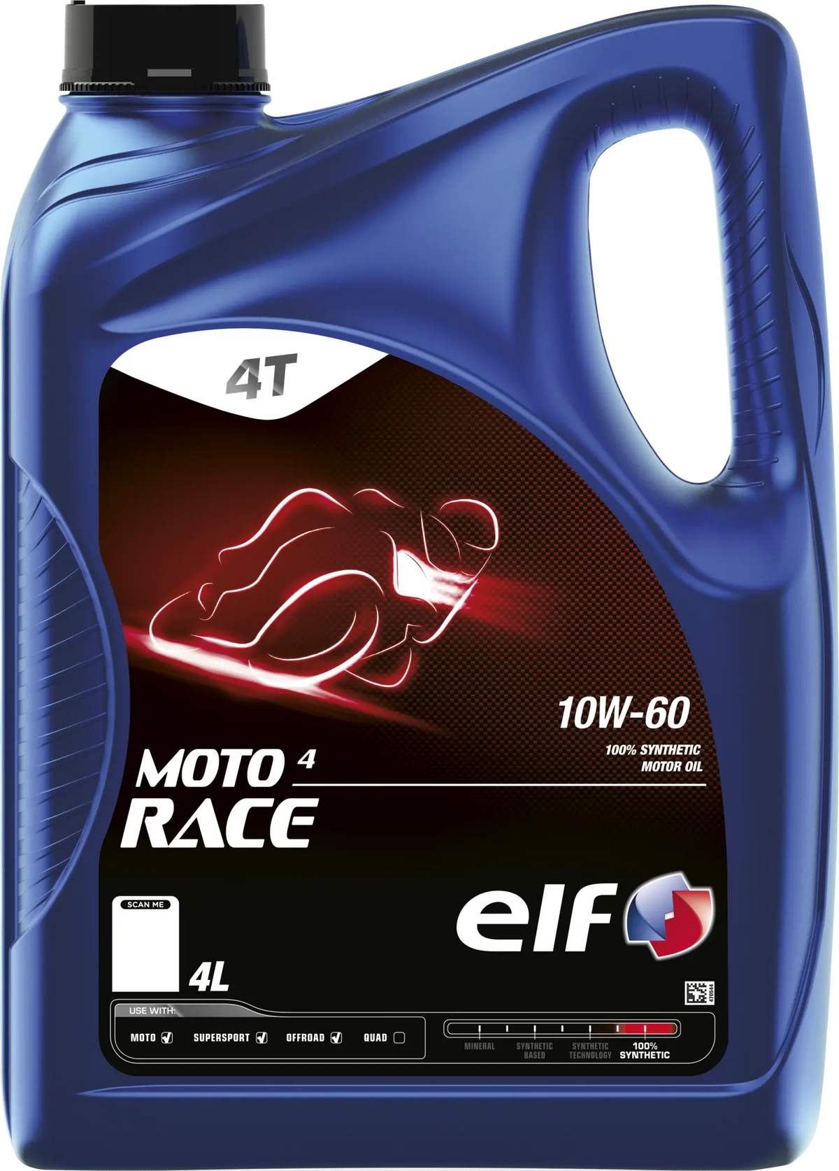 Huile Moto ELF 4 Race 10W-60