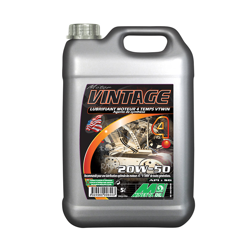 Huile moteur 4 temps MINERVA OIL 20W50 multigrade 5L