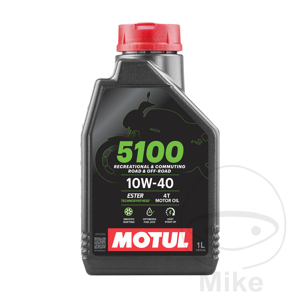 Huile moteur Motul 10W40 4T HC-Synthèse 5100 1 L