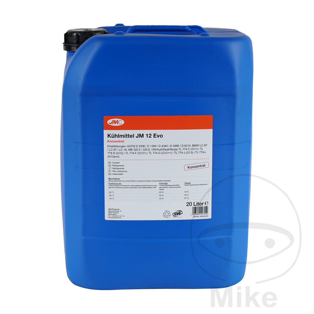 Liquide de refroidissement JM 12 EVO 20 avec antigel JMC