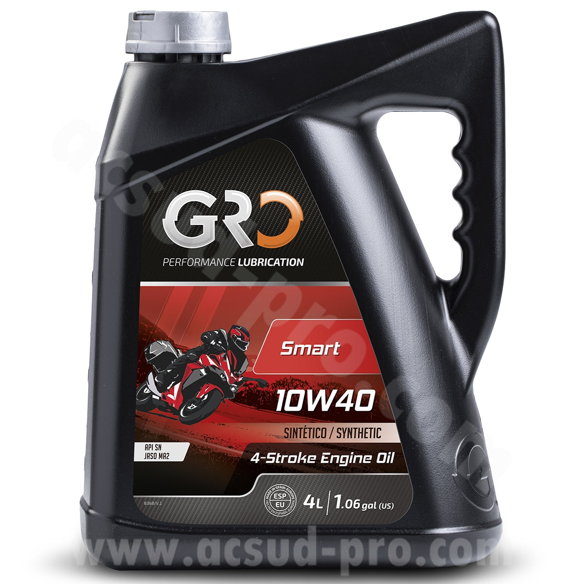 Huile moteur Global Racing Oil 4T Smart 10W40 synthèse 4L