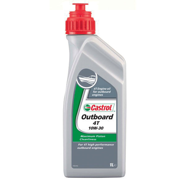 Castrol Huile 4T Nautisme Outboard Semi-Synthèse 1L