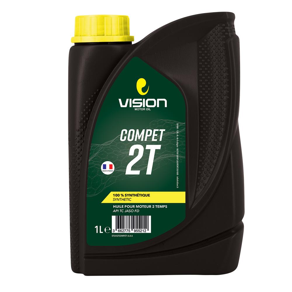 Vision Compet Huile 2T 1L 100% Synthèse Ester