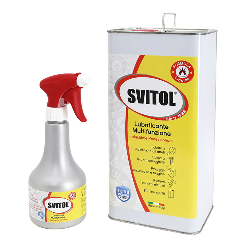 Lubrifiant Arexons Svitol multifonctions professionnel formule améliorée point éclair 100°C spray 400 ml + recharge 5 L
