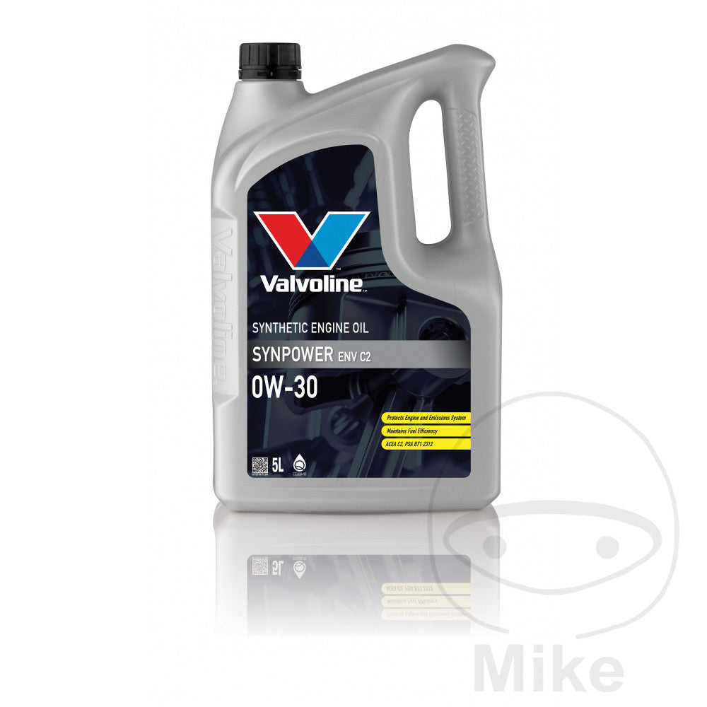 Huile moteur Valvoline 0W30 ENV C2 5 litres SynPower