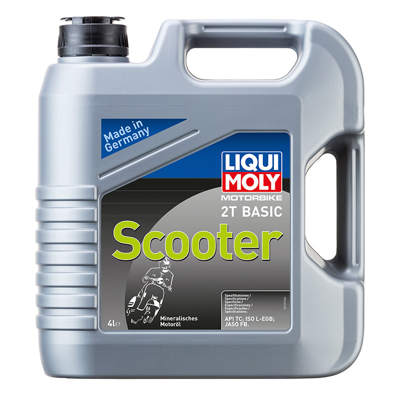 Huile moteur 2 temps Liqui Moly Basic Scooter Street 2T 4 L minérale