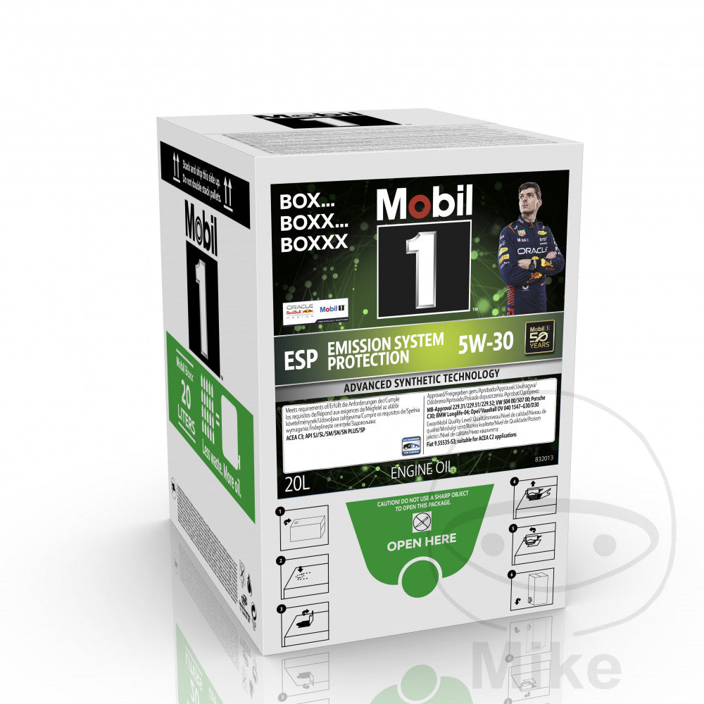 Huile moteur Mobil 5W30 ESP 20L