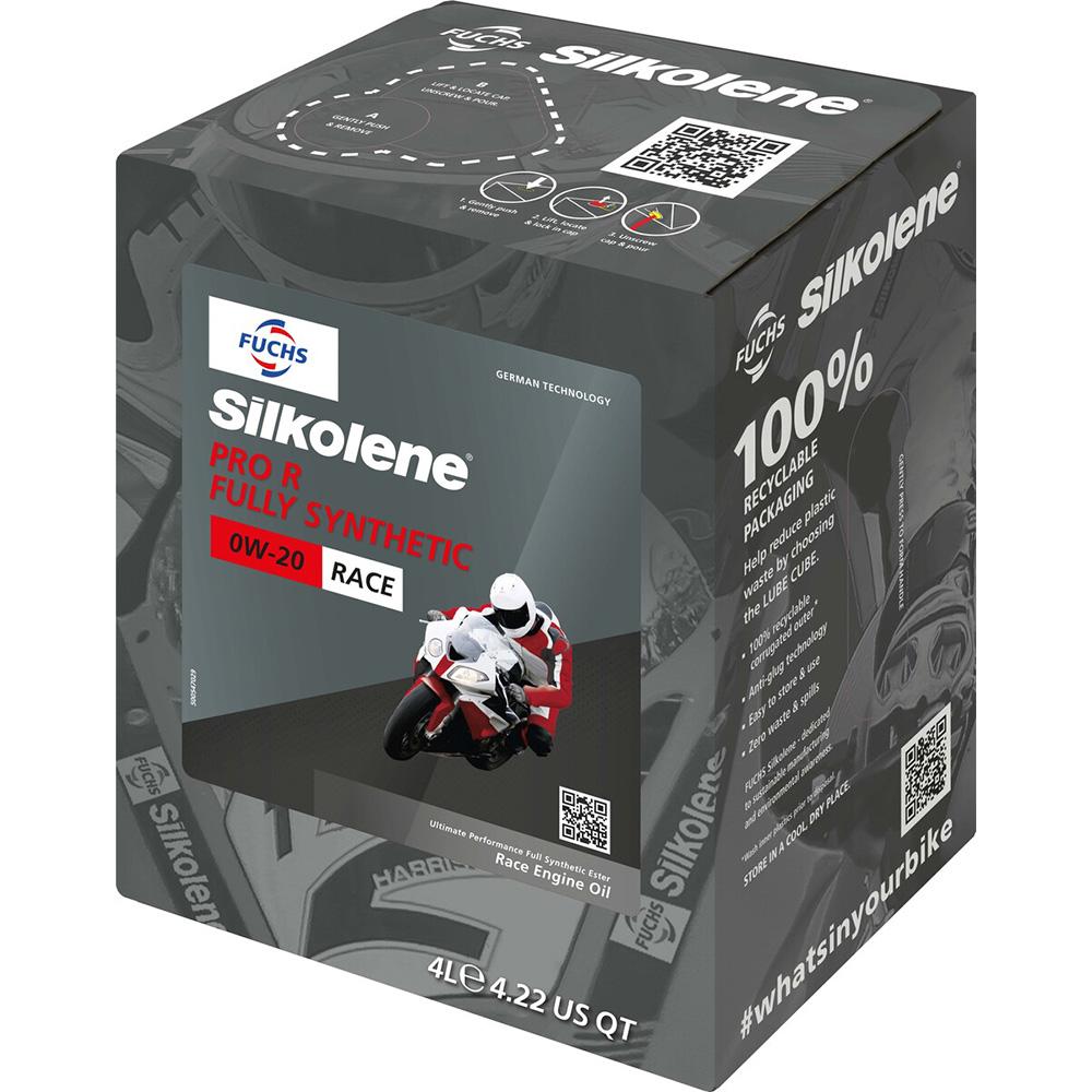 Silkolene Pro R 0W20 Electrosyntec - Huile moteur 4T synthèse