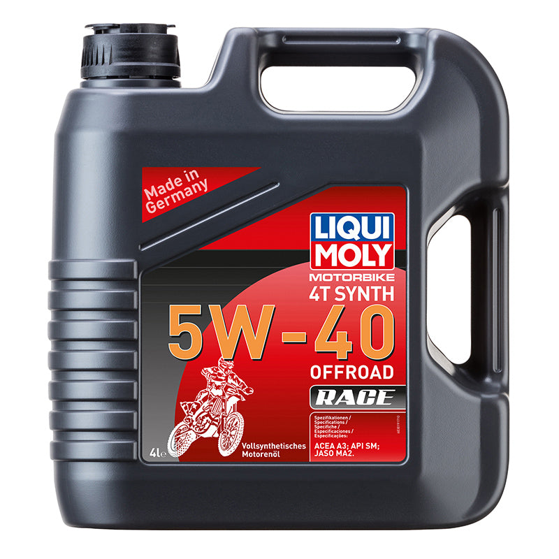 Huile moteur 4 temps Liqui Moly Offroad Race 4T 5W40 synthèse 4L