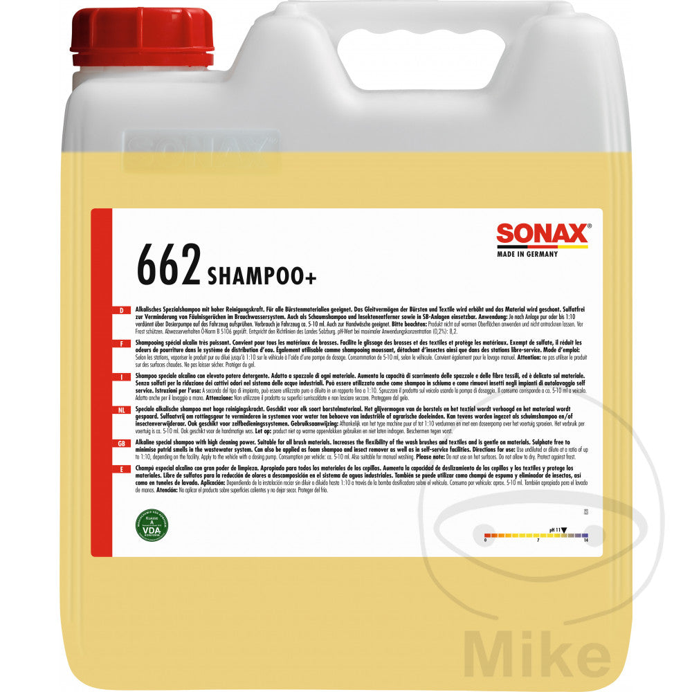 Shampoing SX 10 litres Sonax avec robinet de vidange 556