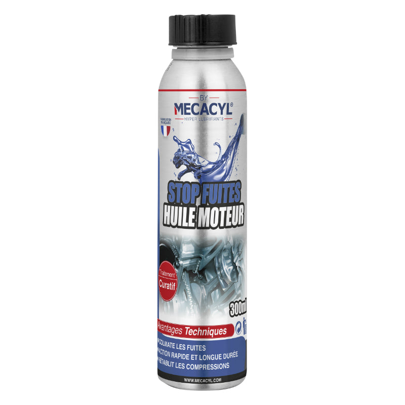 Additif huile moteur anti-fuites Mecacyl action rapide et longue durée 300 ml