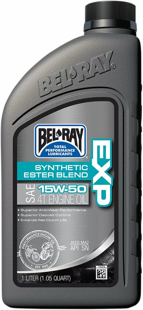 Huile moteur 4T EXP multigrade avec ester synthétique BEL-RAY