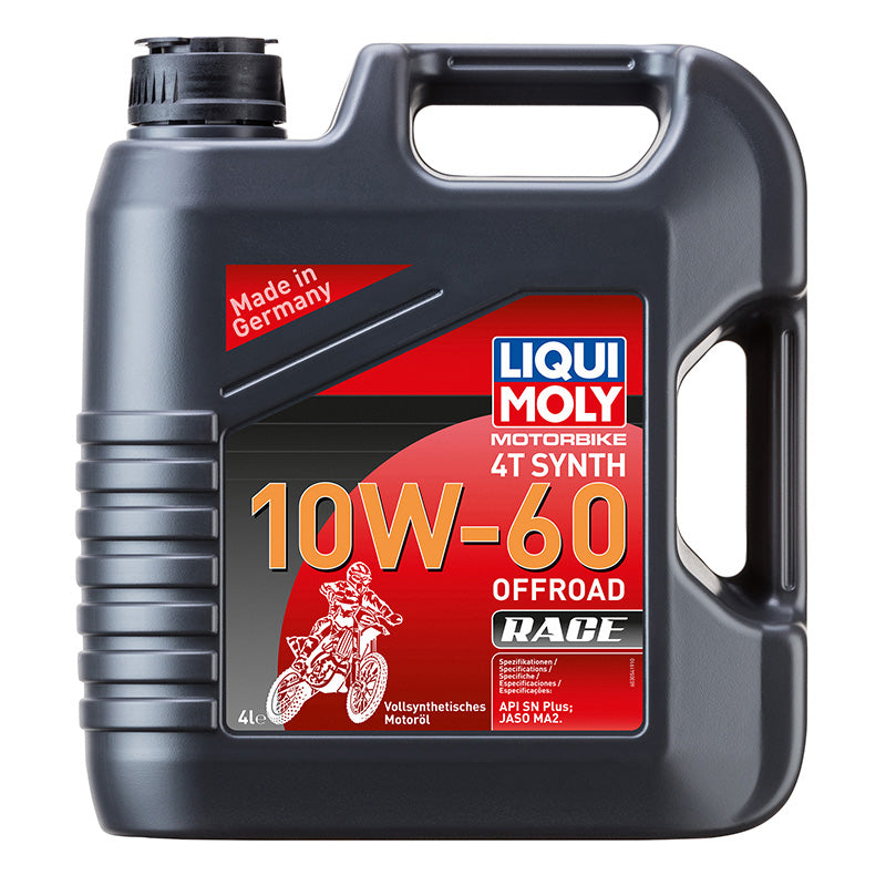 Huile moteur 4 temps Liqui Moly Offroad Race 4T 10W60 100% synthèse 4 L