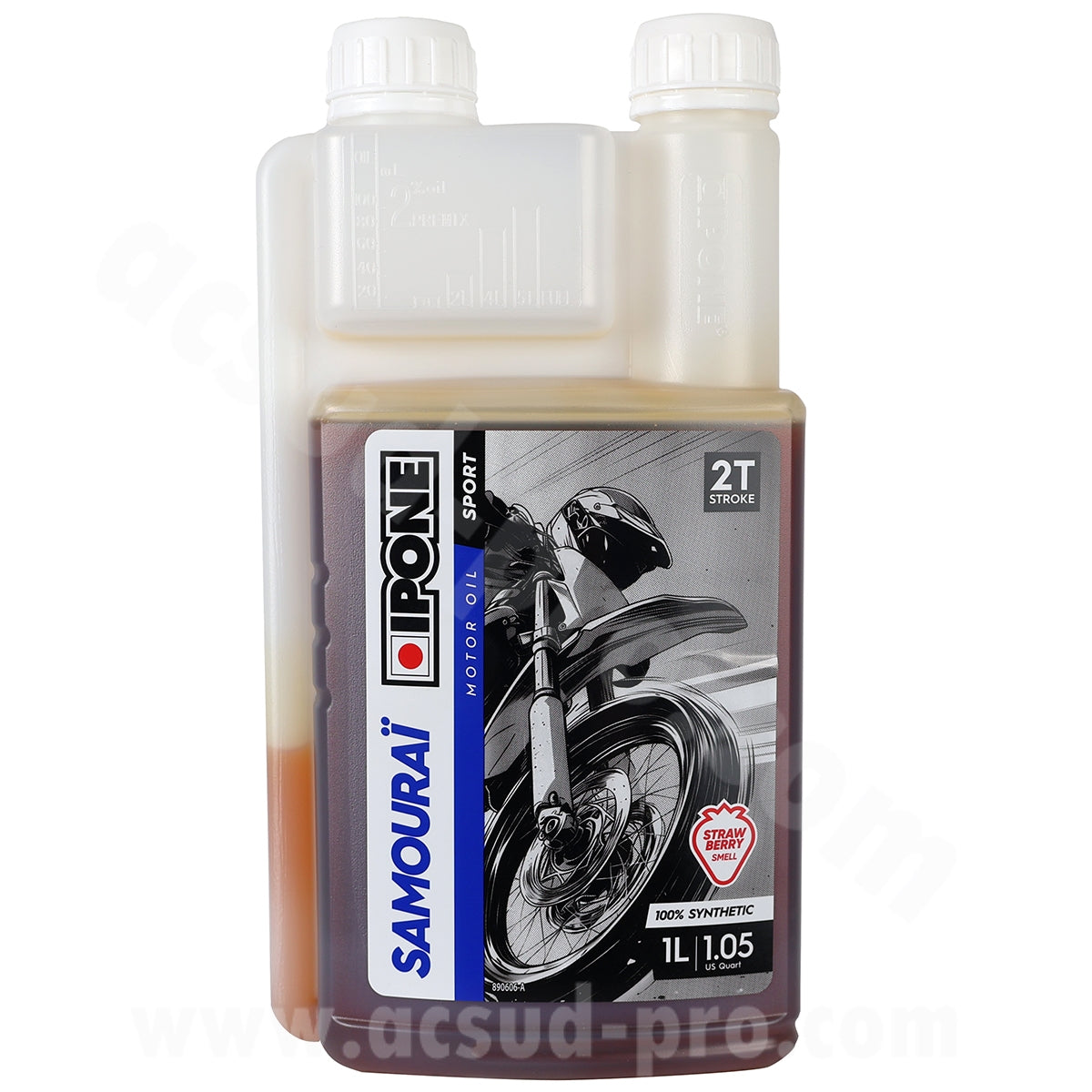 Ipone Huile moteur 2T Samouraï Fraise 1 L