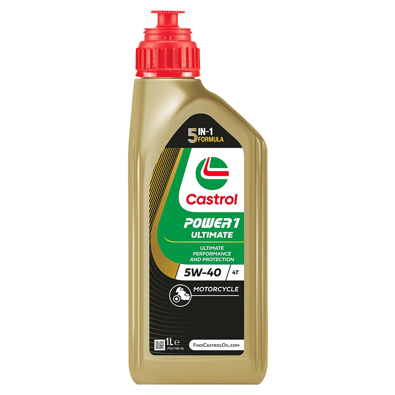 Huile moteur 4 temps Castrol Power 1 Ultimate 4T 5W40 1L