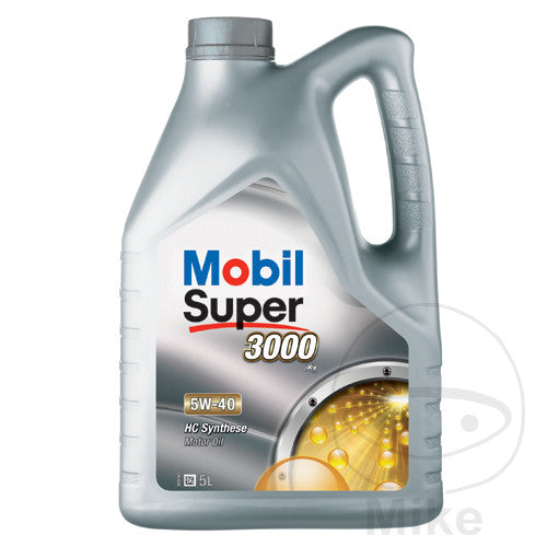 Huile moteur Mobil 5W40 Super 3000 5 litres